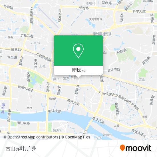 古山赤叶地图