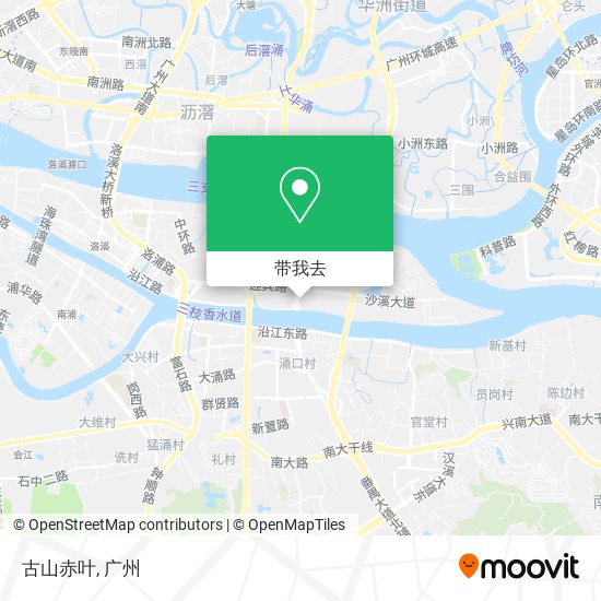 古山赤叶地图