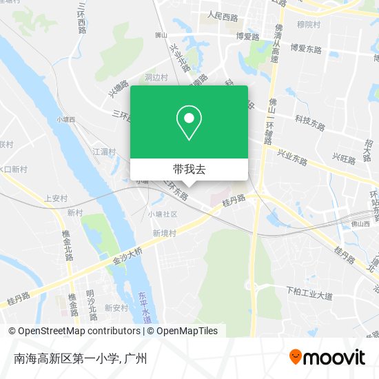 南海高新区第一小学地图
