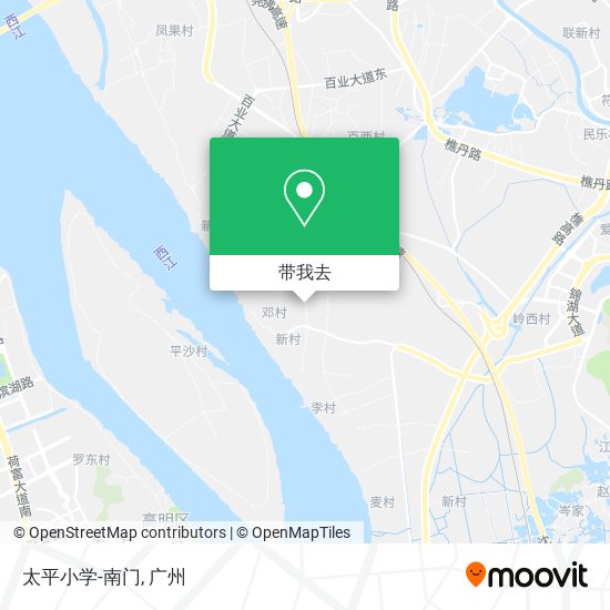 太平小学-南门地图