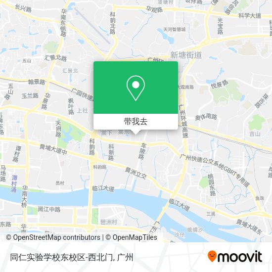 同仁实验学校东校区-西北门地图
