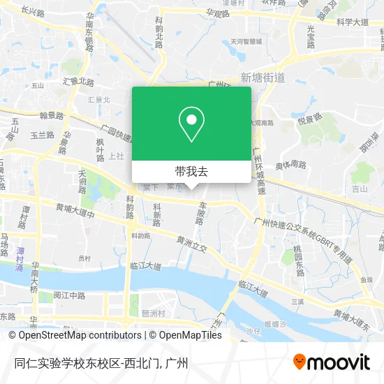 同仁实验学校东校区-西北门地图