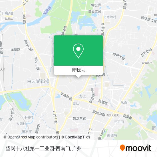 望岗十八社第一工业园-西南门地图