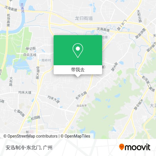 安迅制冷-东北门地图