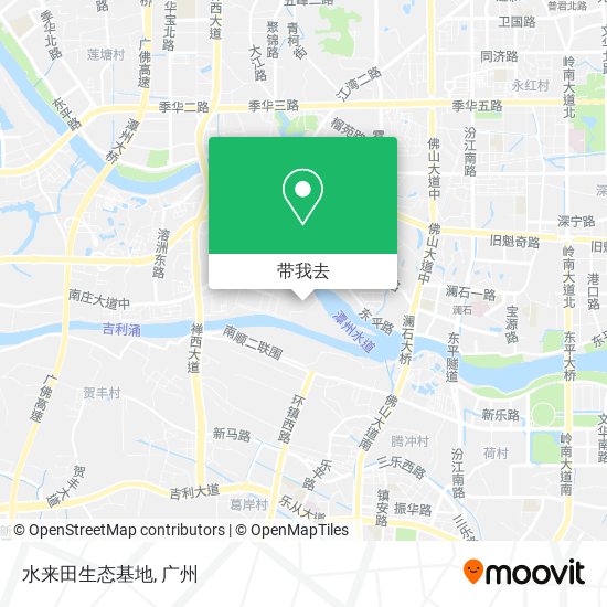 水来田生态基地地图