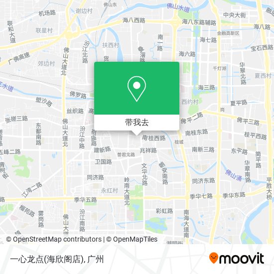 一心龙点(海欣阁店)地图