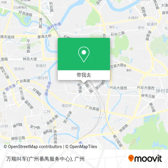 万顺叫车(广州番禺服务中心)地图