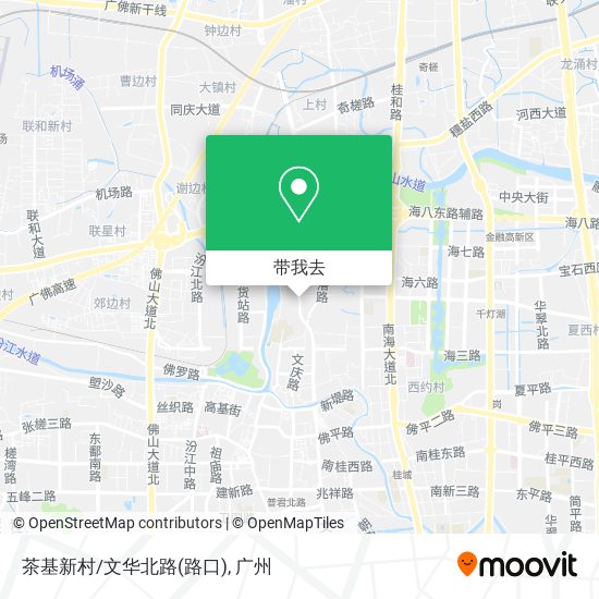 茶基新村/文华北路(路口)地图