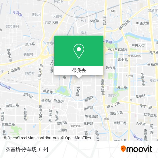 茶基坊-停车场地图