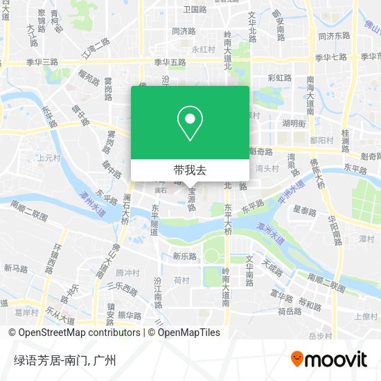 绿语芳居-南门地图