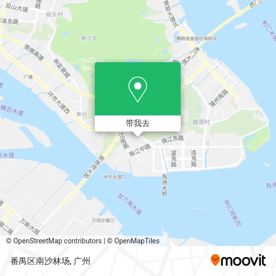 番禺区南沙林场地图
