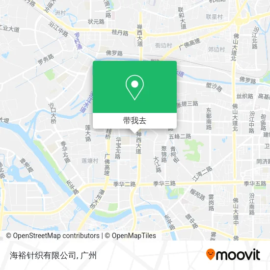 海裕针织有限公司地图