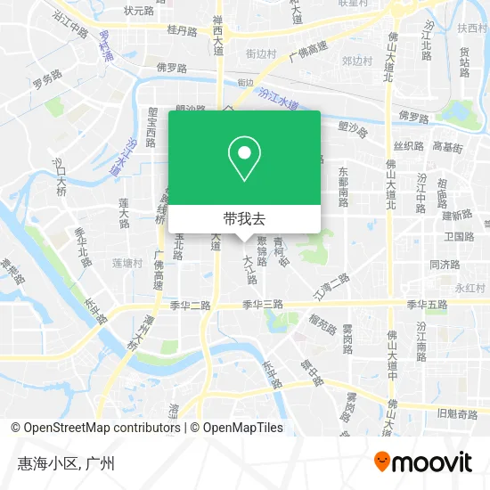 惠海小区地图