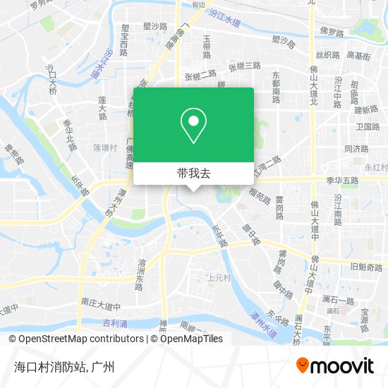 海口村消防站地图
