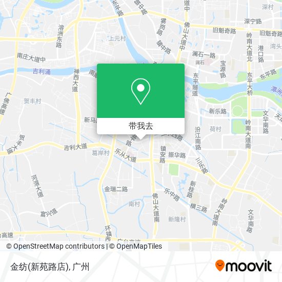金纺(新苑路店)地图