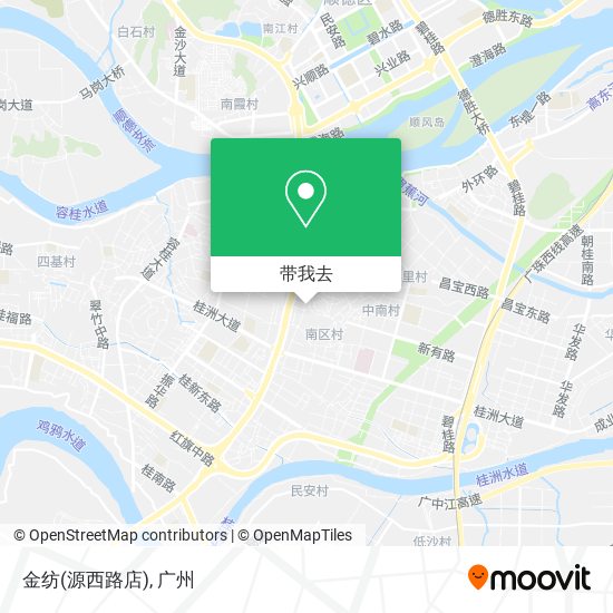 金纺(源西路店)地图