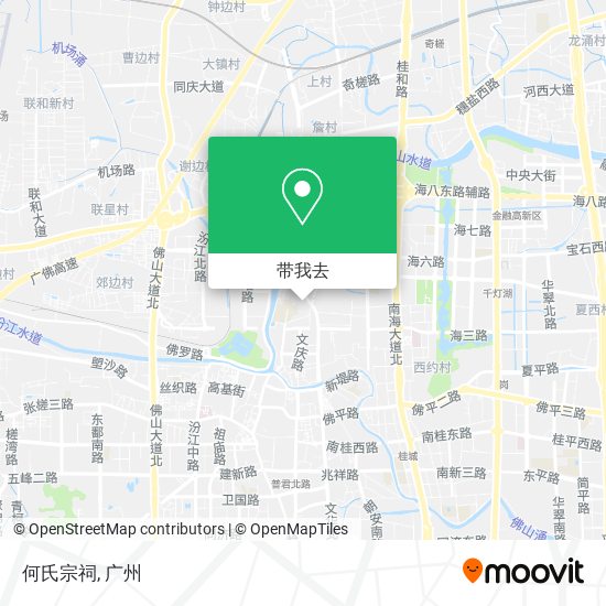 何氏宗祠地图
