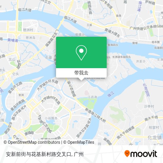 安新前街与花基新村路交叉口地图