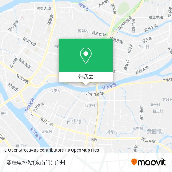 容桂电排站(东南门)地图