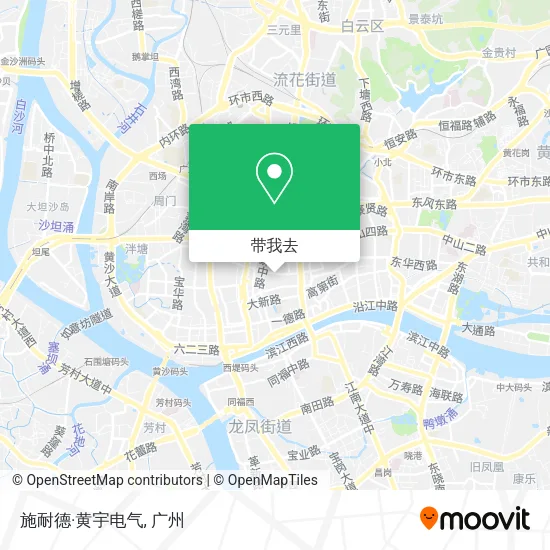 施耐德·黄宇电气地图