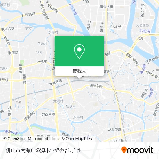 佛山市南海广绿源木业经营部地图