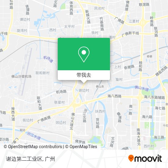 谢边第二工业区地图