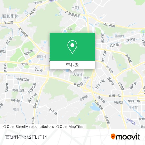 西陇科学-北2门地图