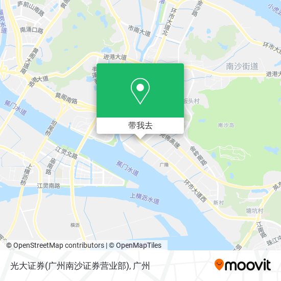 光大证券(广州南沙证券营业部)地图