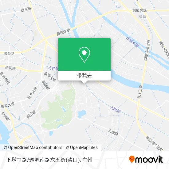 下墩中路/聚源南路东五街(路口)地图