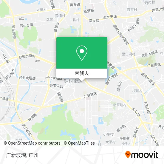 广新玻璃地图