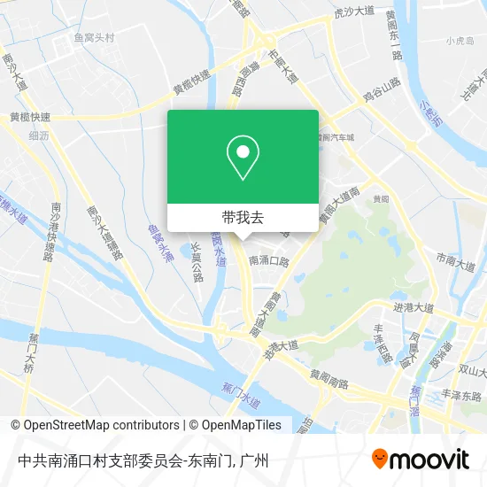 中共南涌口村支部委员会-东南门地图