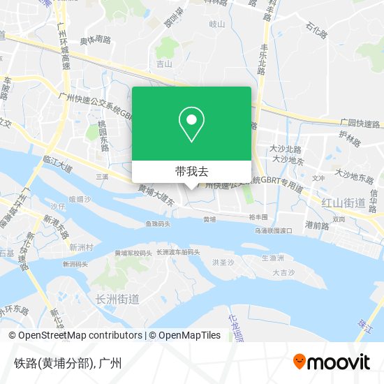 铁路(黄埔分部)地图