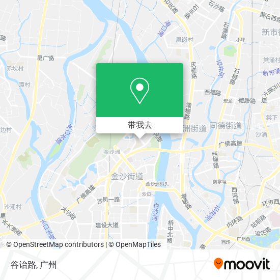 谷诒路地图