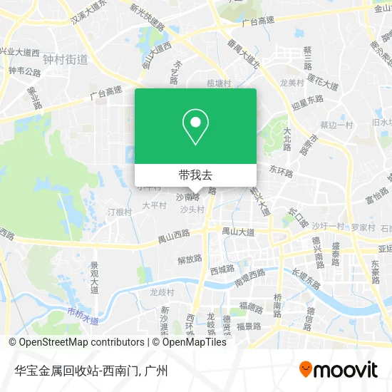 华宝金属回收站-西南门地图