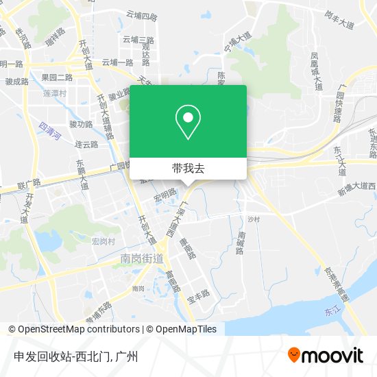 申发回收站-西北门地图