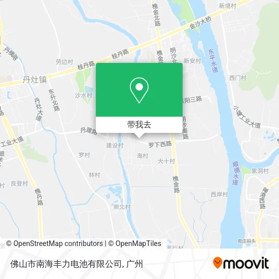 佛山市南海丰力电池有限公司地图