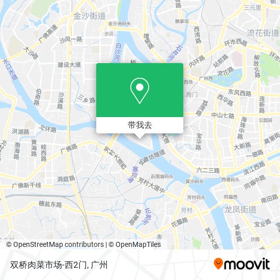 双桥肉菜市场-西2门地图