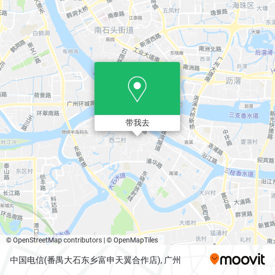 中国电信(番禺大石东乡富申天翼合作店)地图