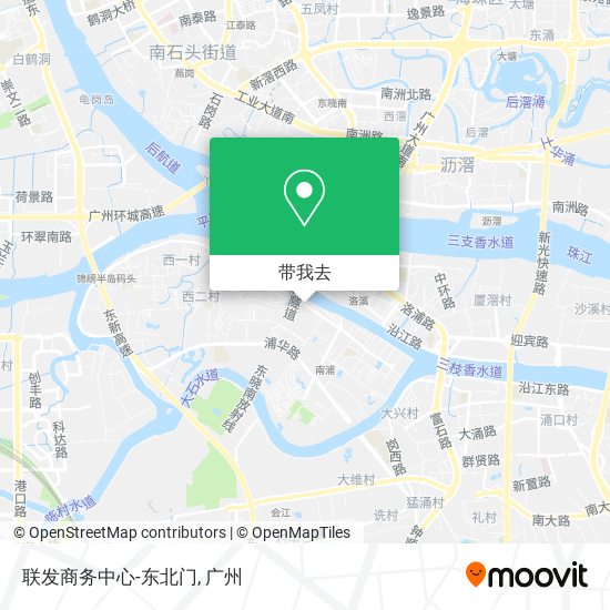 联发商务中心-东北门地图