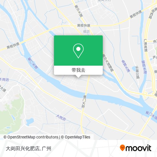 大岗田兴化肥店地图