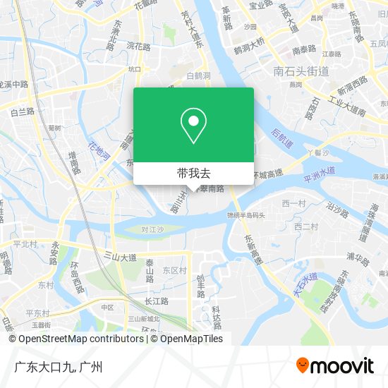 广东大口九地图