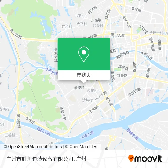 广州市胜川包装设备有限公司地图
