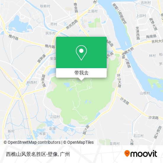 西樵山风景名胜区-壁像地图