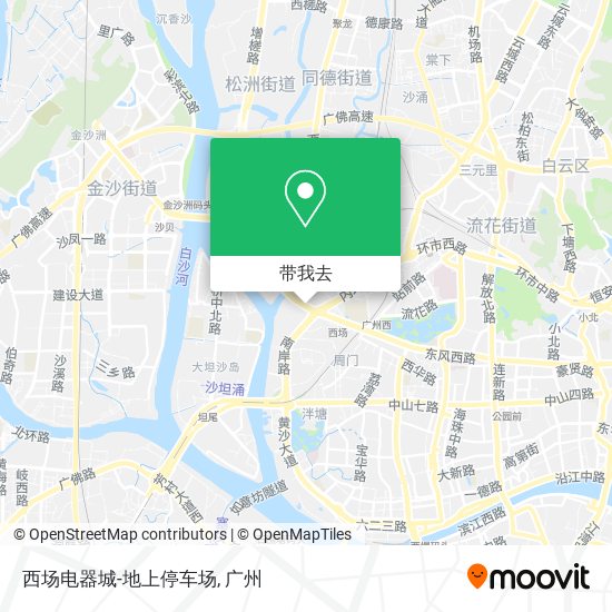 西场电器城-地上停车场地图