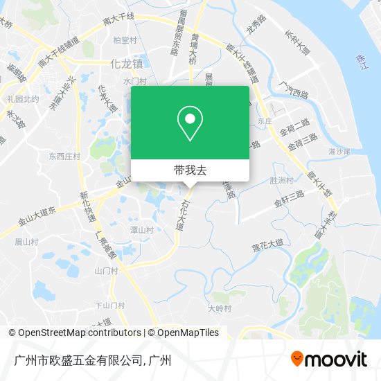 广州市欧盛五金有限公司地图