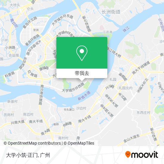 大学小筑-正门地图