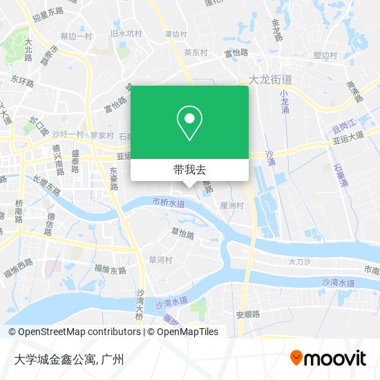 大学城金鑫公寓地图