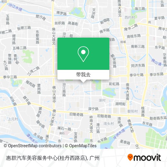 惠群汽车美容服务中心(桂丹西路店)地图