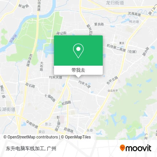 东升电脑车线加工地图