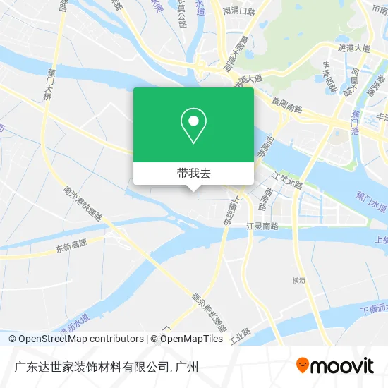 广东达世家装饰材料有限公司地图